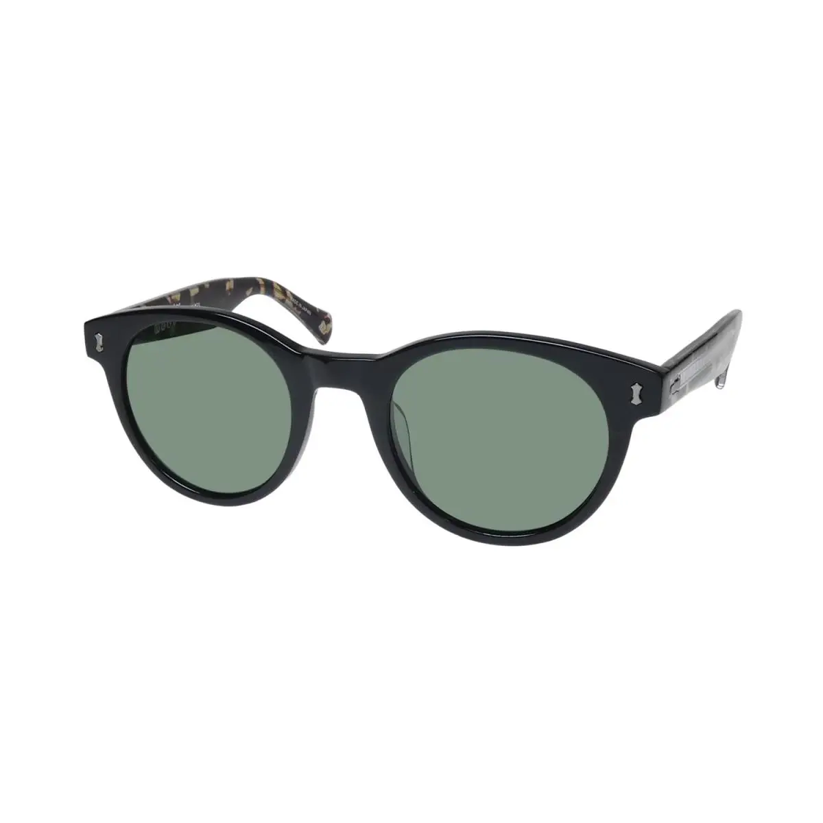 John Varvatos V542 Sunglasses Black 49-22-145 Full-rim Oval Mens BK Japan