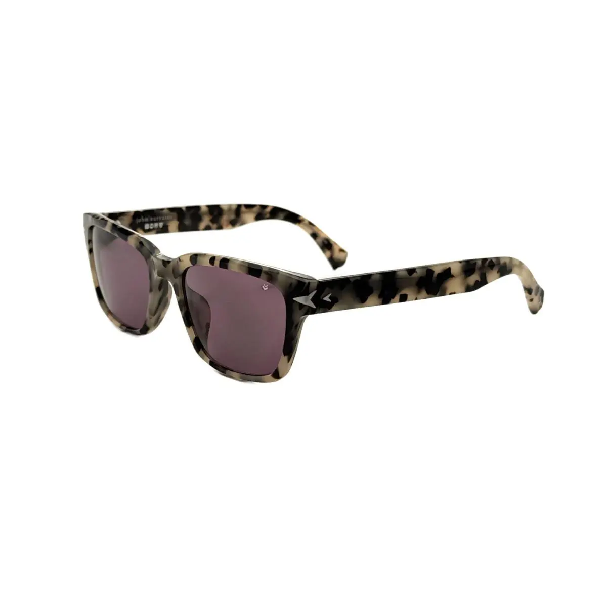 John Varvatos Men`s 54mm Cream Havana Sunglasses SJV561-540HAV