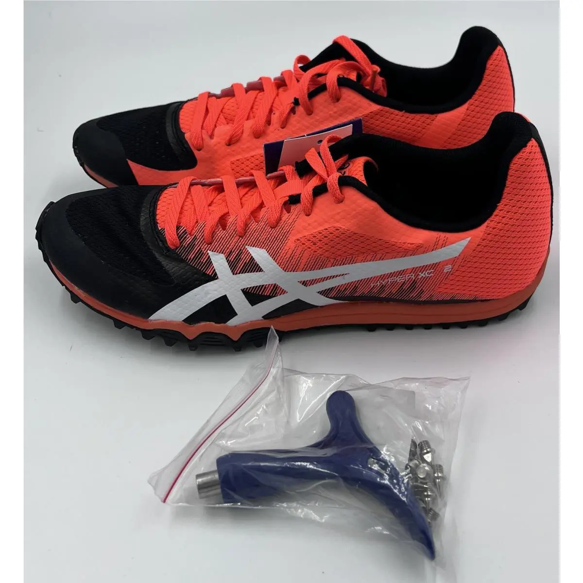 Asics shoes - Asics hyper xc 2 - hyper - orange,black and white 1