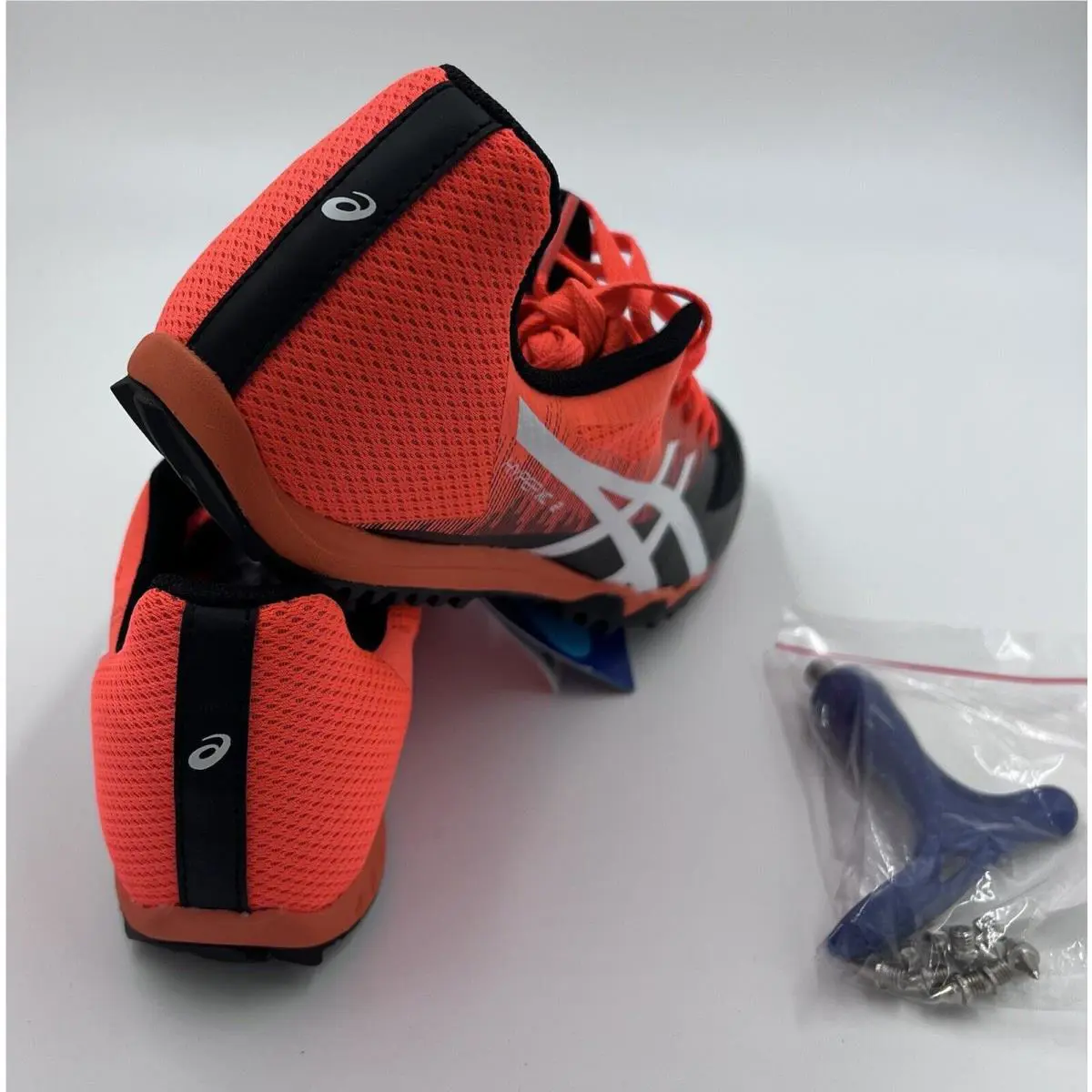 Asics shoes - Asics hyper xc 2 - hyper - orange,black and white 4