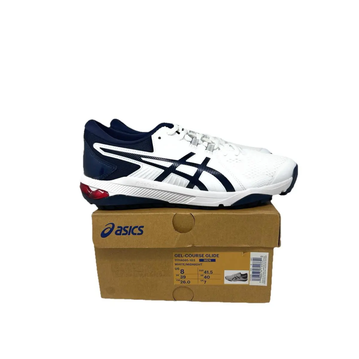 Asics shoes - ASICS GEL-Course Glide - Glide - 1111A085-103 - White/Midnight Blue (UPC: 196074720330) 5