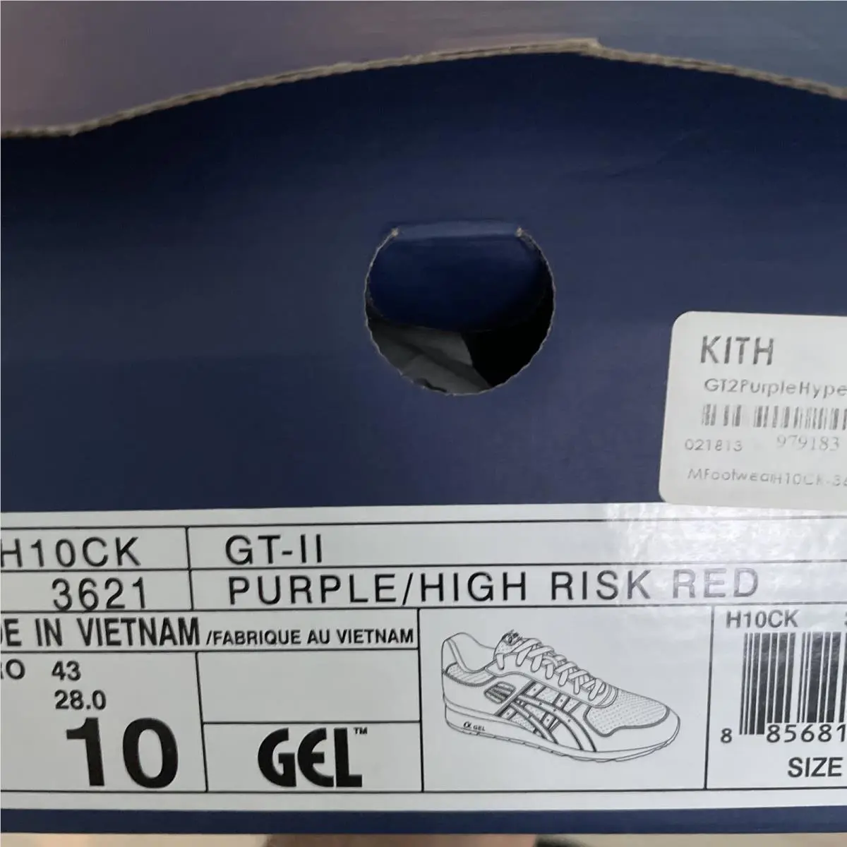 Asics shoes - ASICS GT 2 - H10CK-3621 - Purple 1