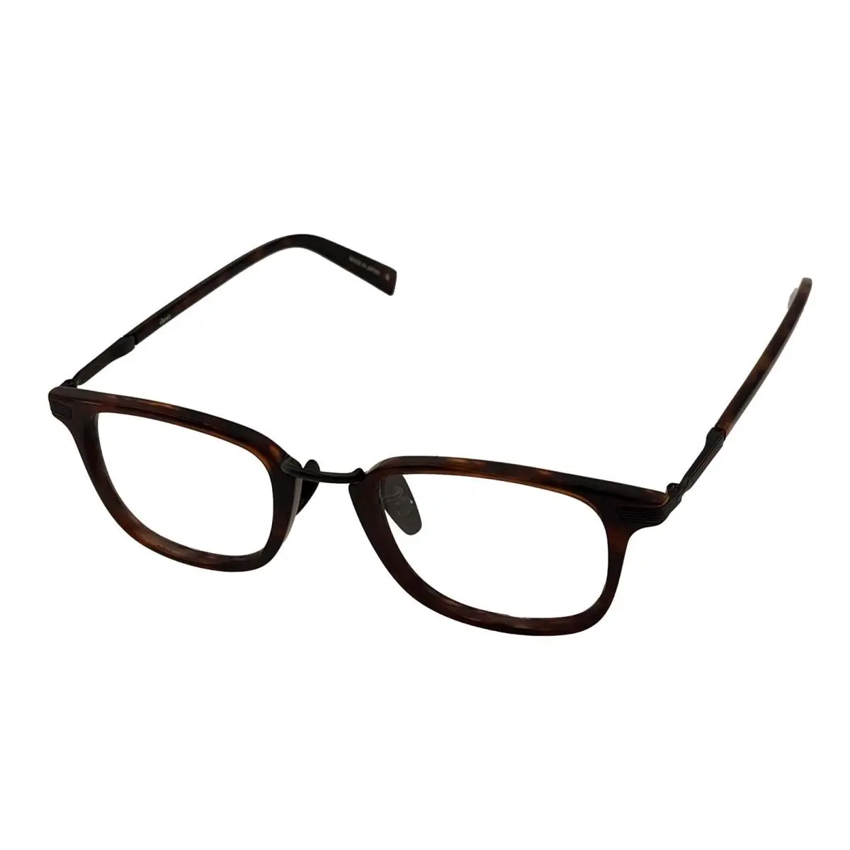 John Varvatos Mens Eyeglass Soft Square Brown Black Plastic V405 48mm