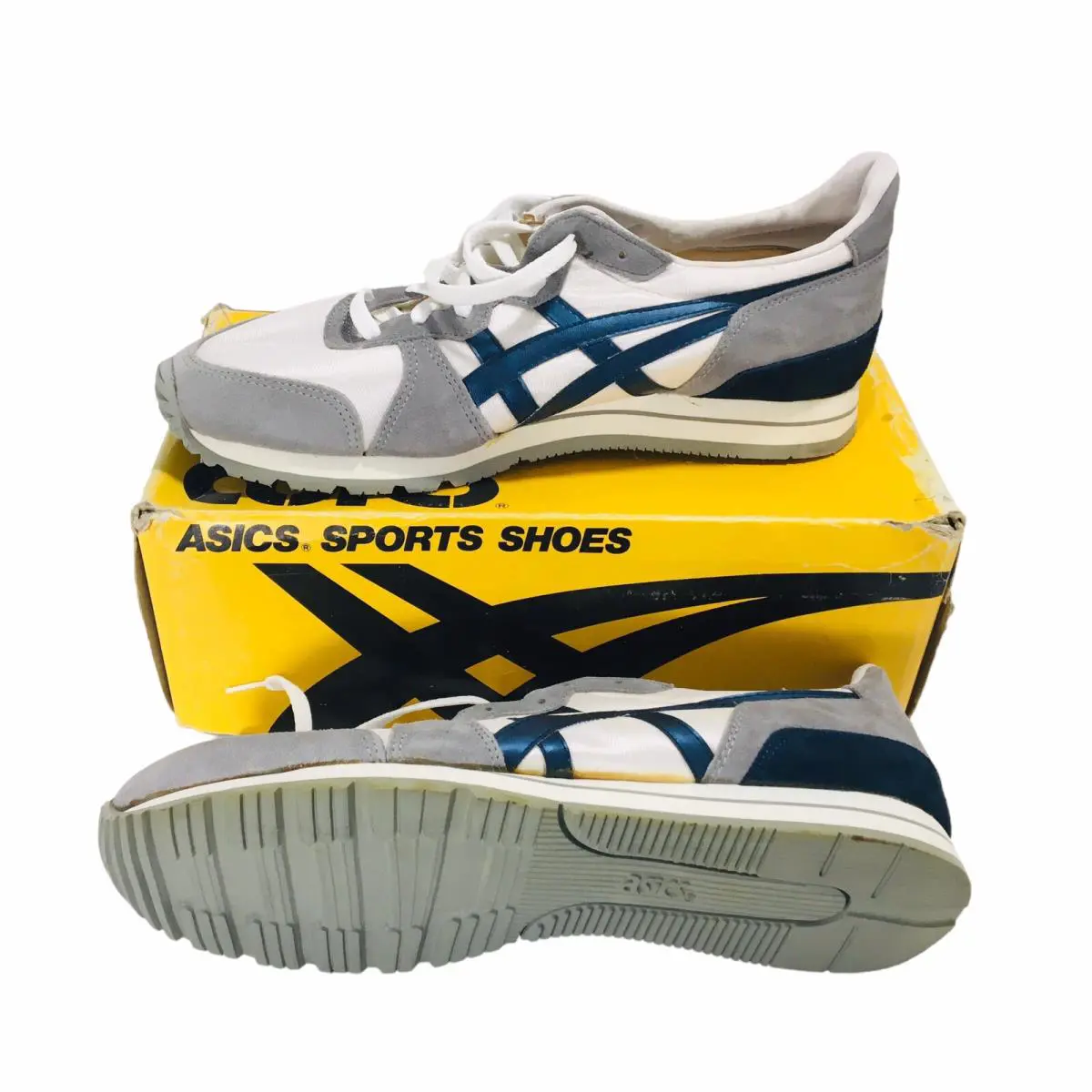 Asics shoes - White & Blue 13