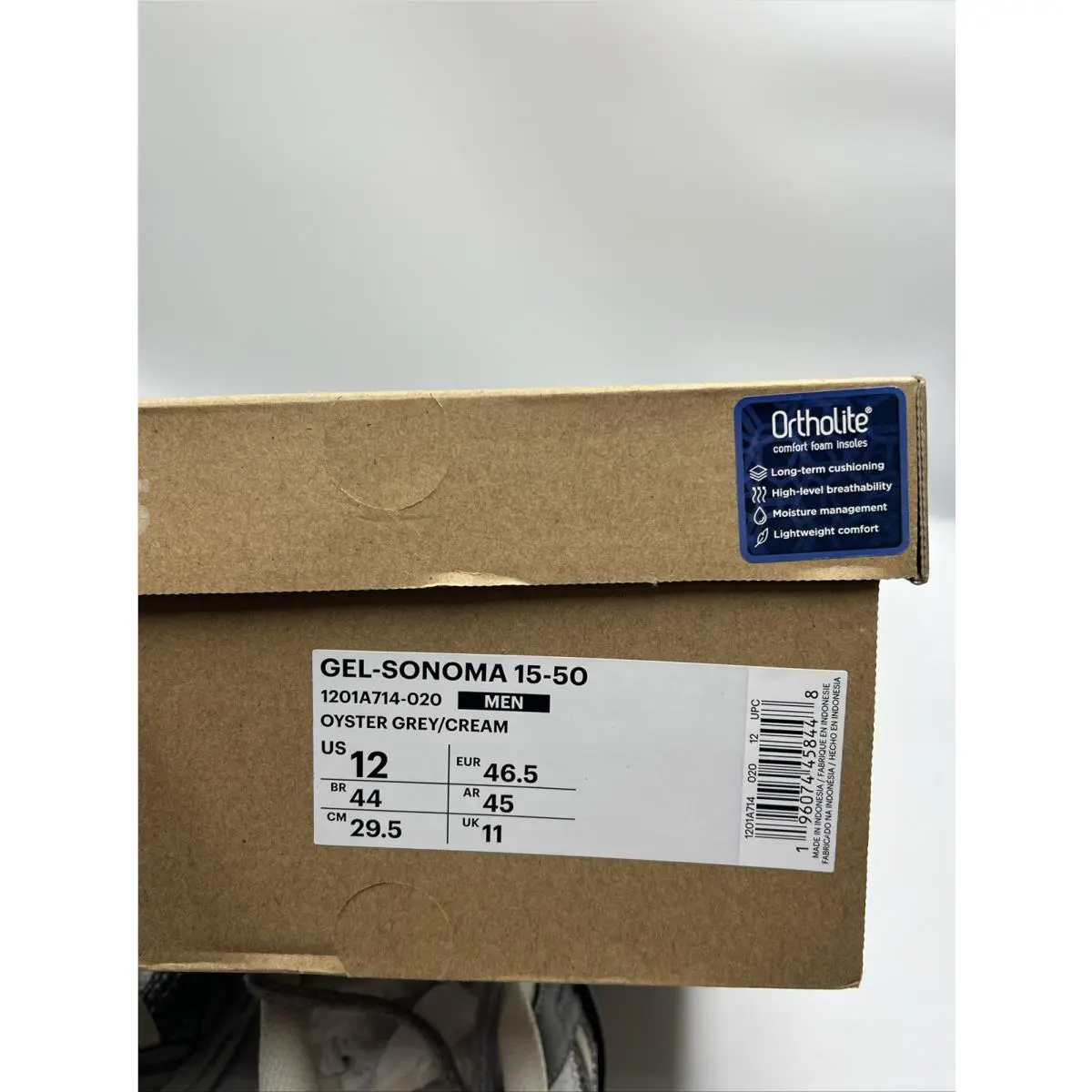 Asics shoes - ASICS Gel Sonoma 15-50 - Gel Sonoma - 1201A714-020 - Oyster Grey/Cream 6