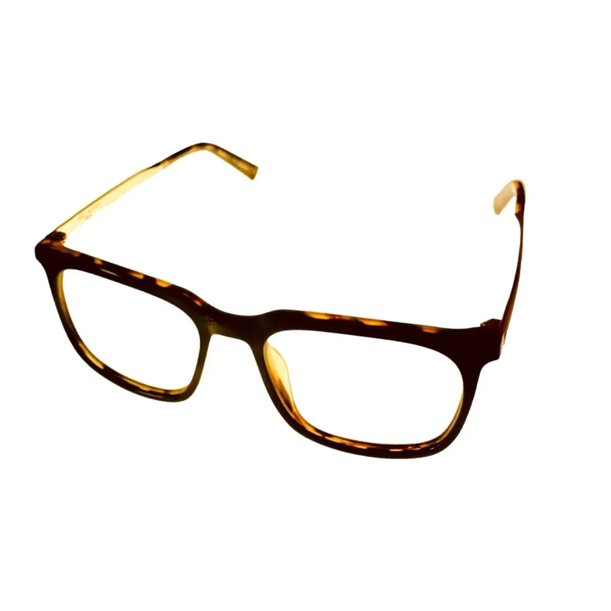 John Varvatos Mens Plastic Eyeglass Black Tortoise Square V411 51mm