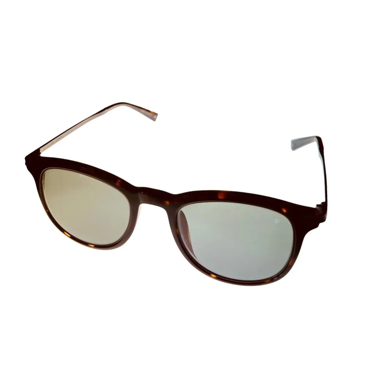 John Varvatos Mens Tortoise Plastic Square Sunglass V540 Smoke Lens