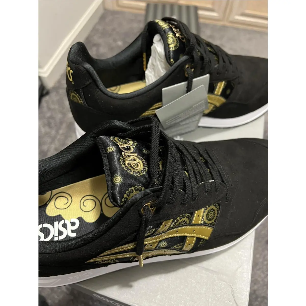 Asics shoes - ASICS Gel-Saga - 1191A282001 - Black/Gold Fusion 1