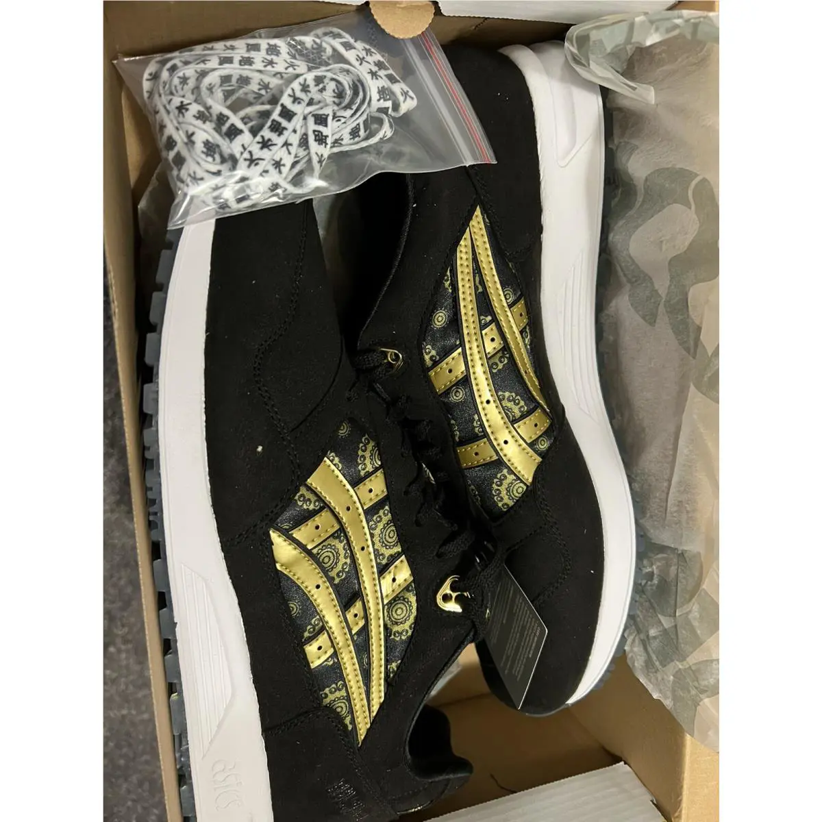 Asics shoes - ASICS Gel-Saga - 1191A282001 - Black/Gold Fusion 4