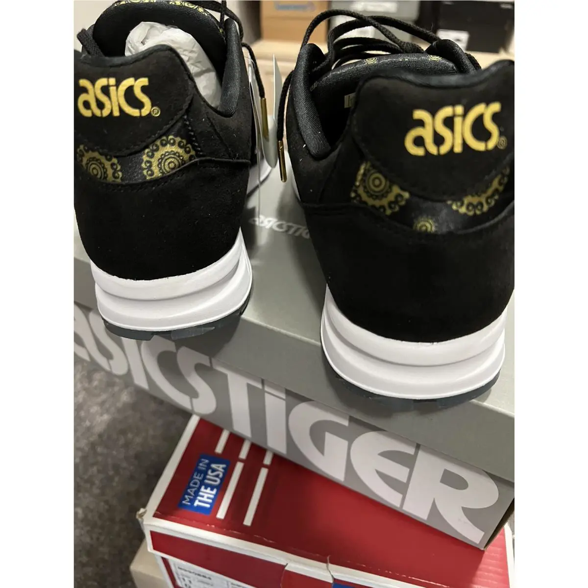 Asics shoes - ASICS Gel-Saga - 1191A282001 - Black/Gold Fusion 5