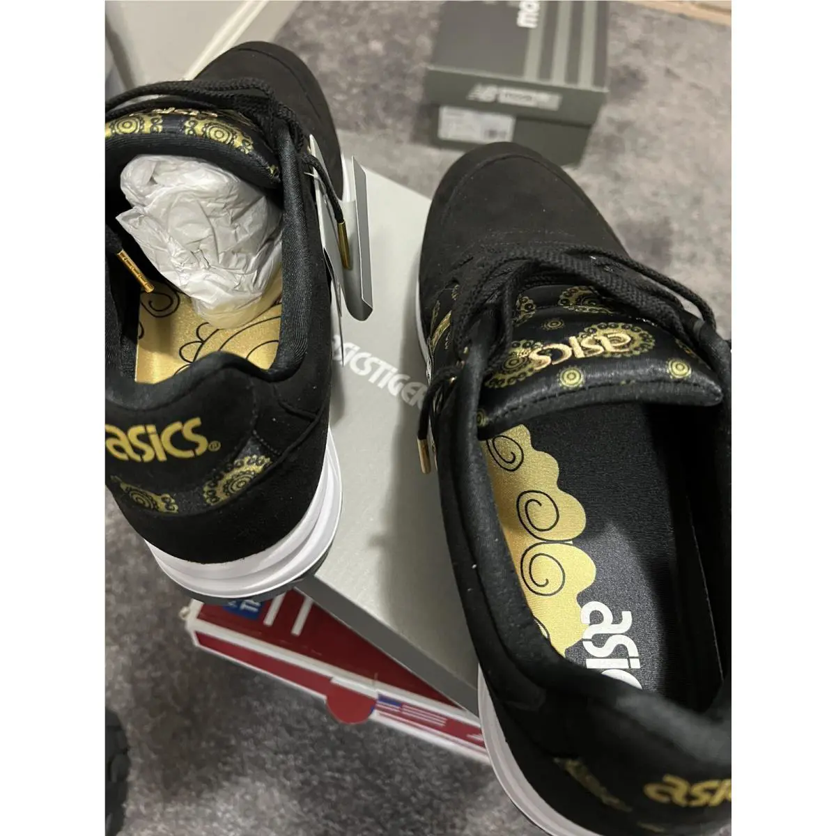 Asics shoes - ASICS Gel-Saga - 1191A282001 - Black/Gold Fusion 6