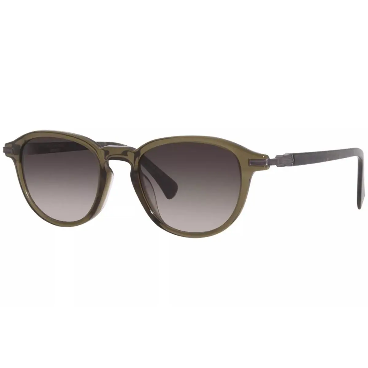 John Varvatos SJV559 Sunglasses Men`s Olive Crystal/green Gradient Lenses 51mm