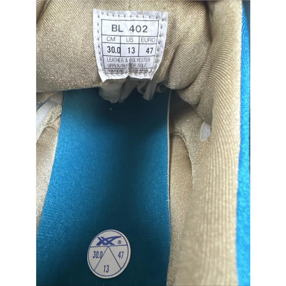 Asics shoes - Asics Lawnmower - Lawnmower - Blue.White.Grey.Gold (UPC: 0405286001305) 9