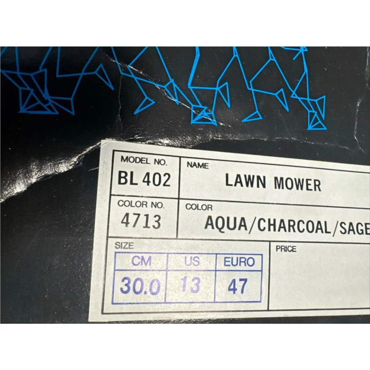 Asics shoes - Asics Lawnmower - Lawnmower - Blue.White.Grey.Gold (UPC: 0405286001305) 11