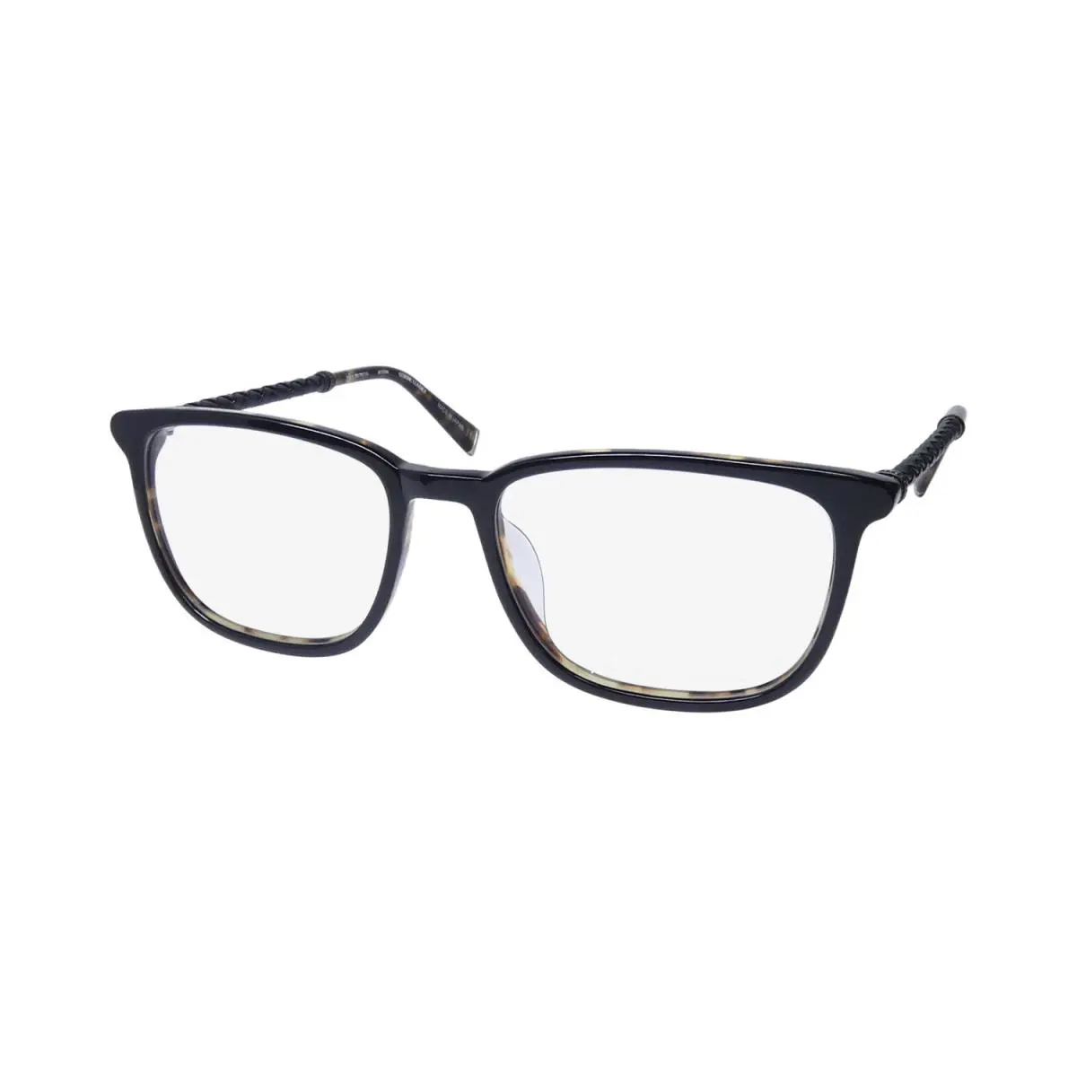 John Varvatos V400 Eyeglasses Full-rim Square 53-18-145 Black Mens Plastic
