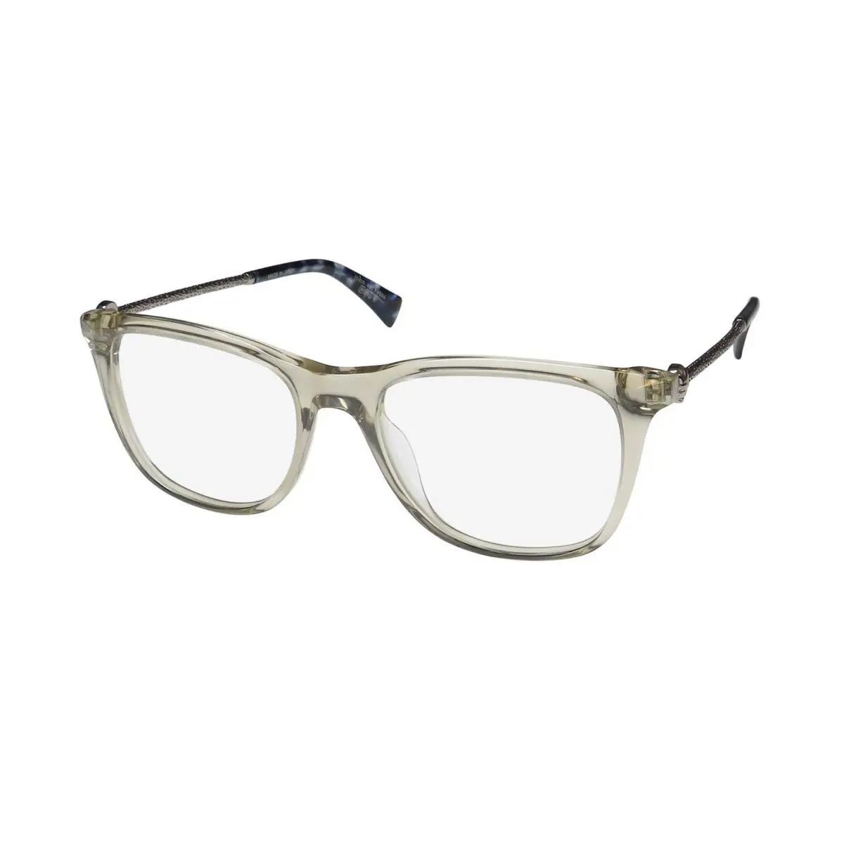 John Varvatos V418 Eyeglass Frame Mens Full-rim Smoke Plastic Square Gray