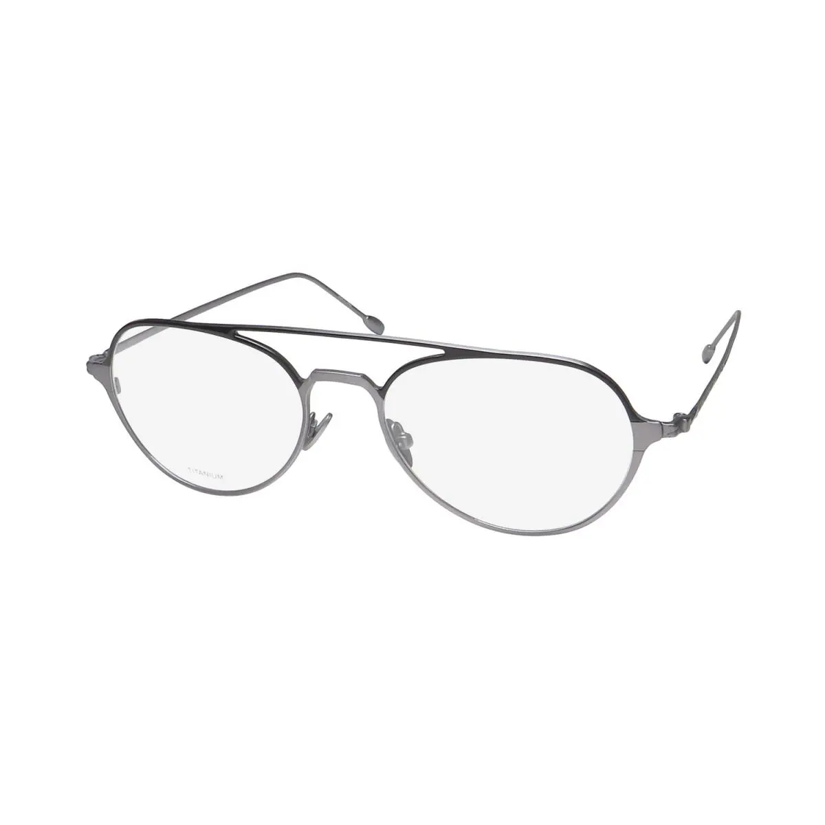 John Varvatos V164 Eyeglass Frame Gray Full-rim Pilot 53-18-145 Japan