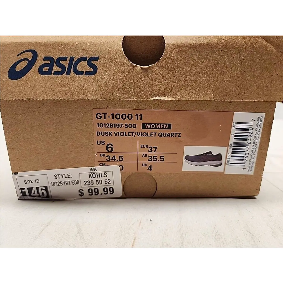 Asics shoes - ASICS GT-1000 11 - 1012B197-500 - Dusk Violet/ Violet Quartz (UPC: 196074642847) 5