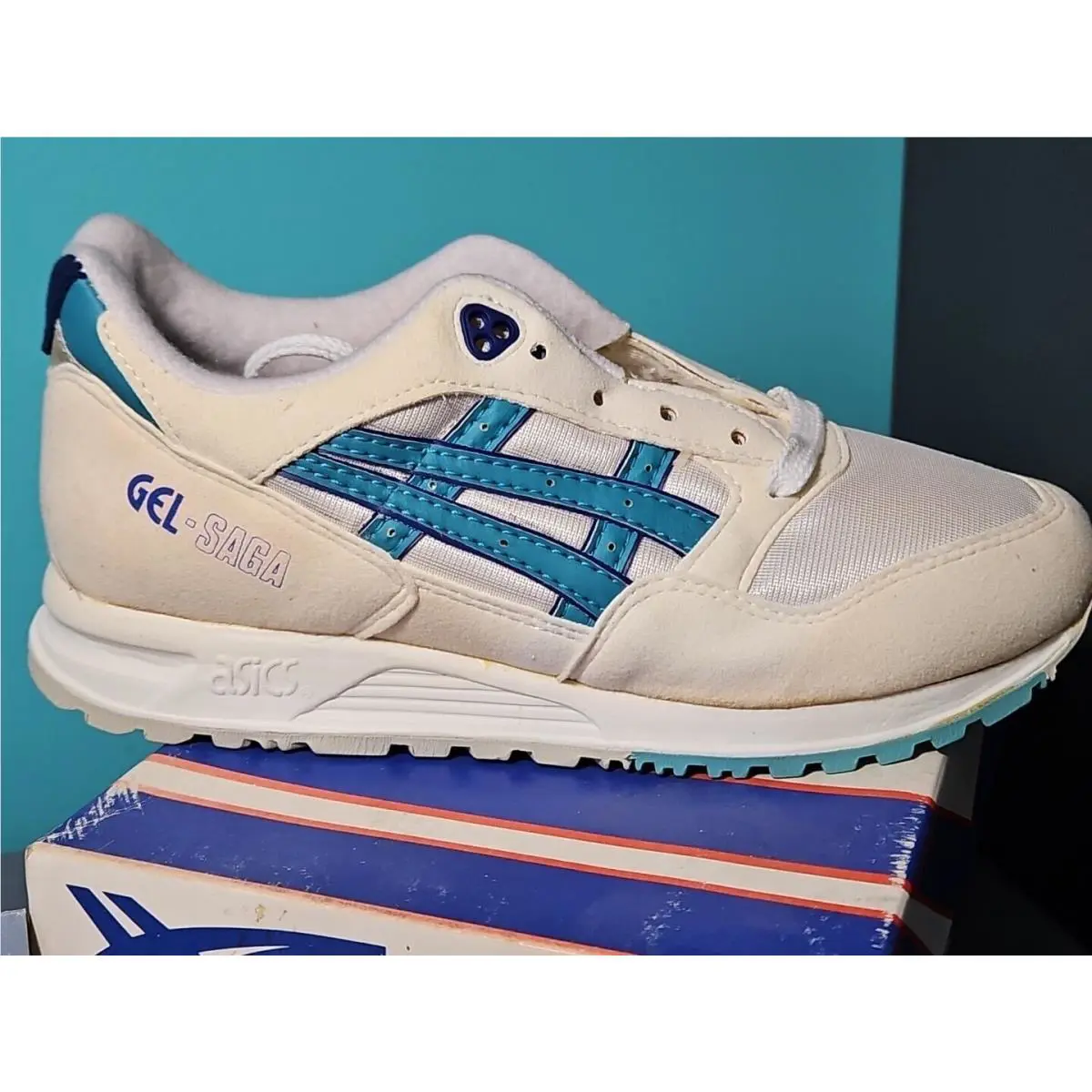 Asics shoes - Asics Gel Saga Spell Out - TN-83 - White 1