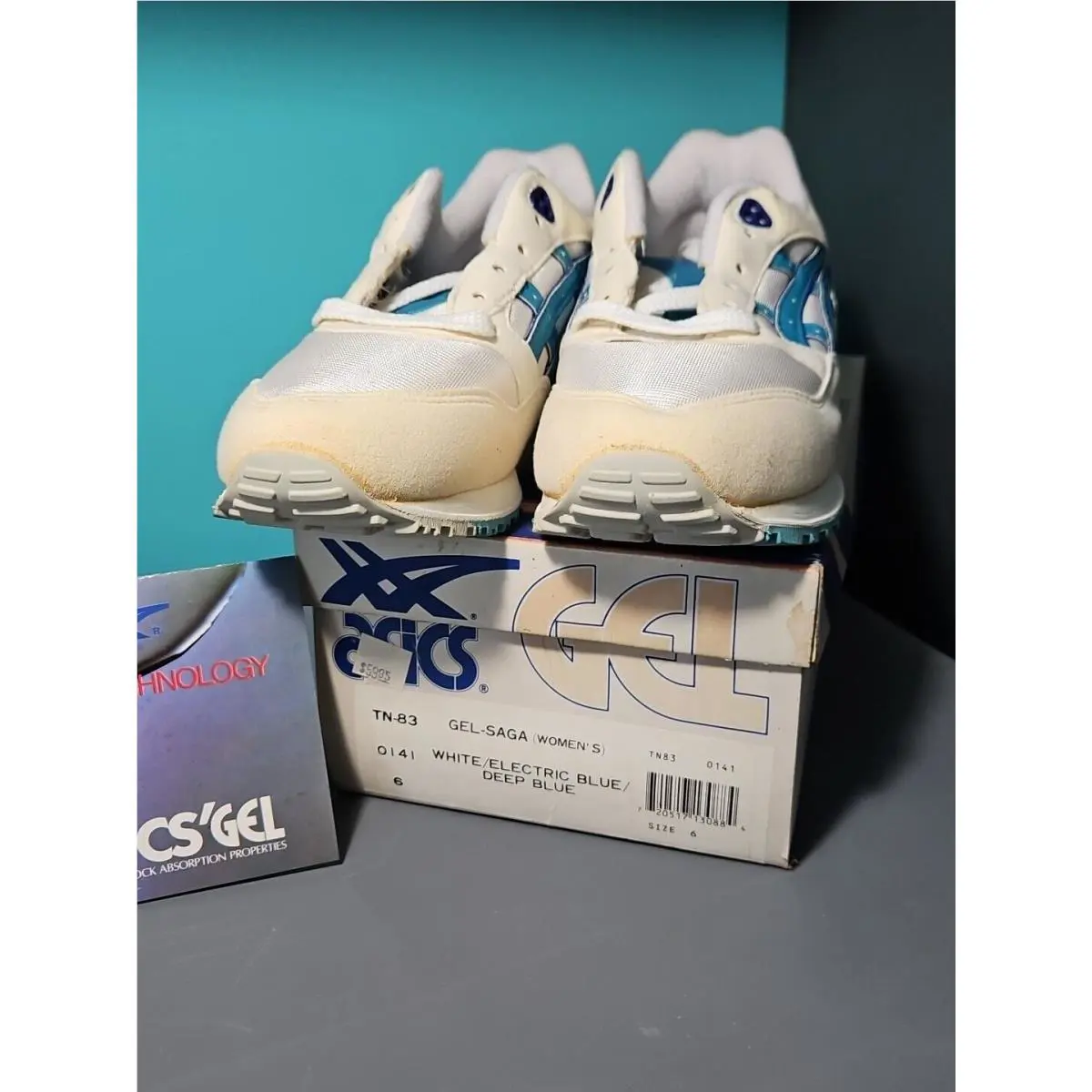 Asics shoes - Asics Gel Saga Spell Out - TN-83 - White 2
