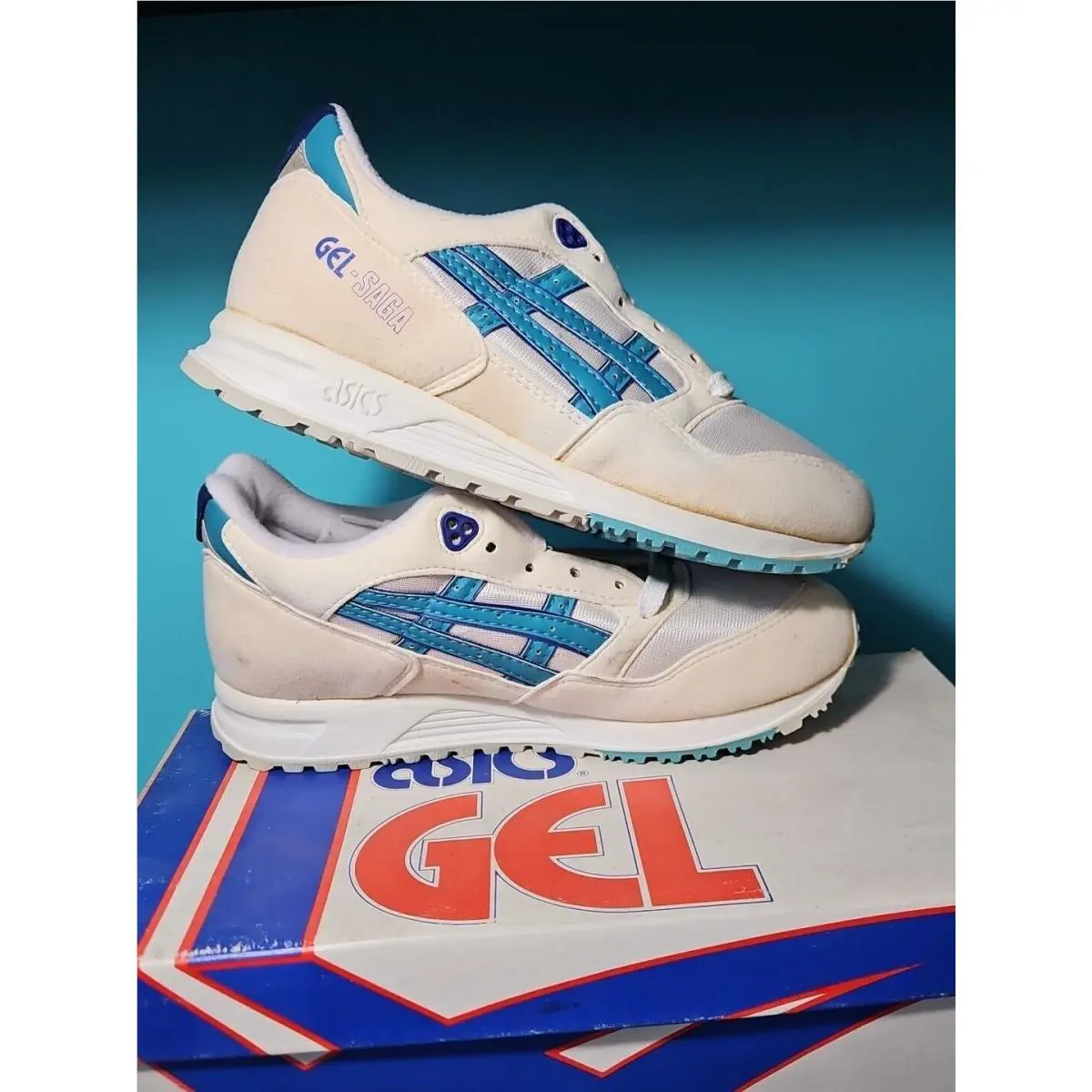 Asics shoes - Asics Gel Saga Spell Out - TN-83 - White 7