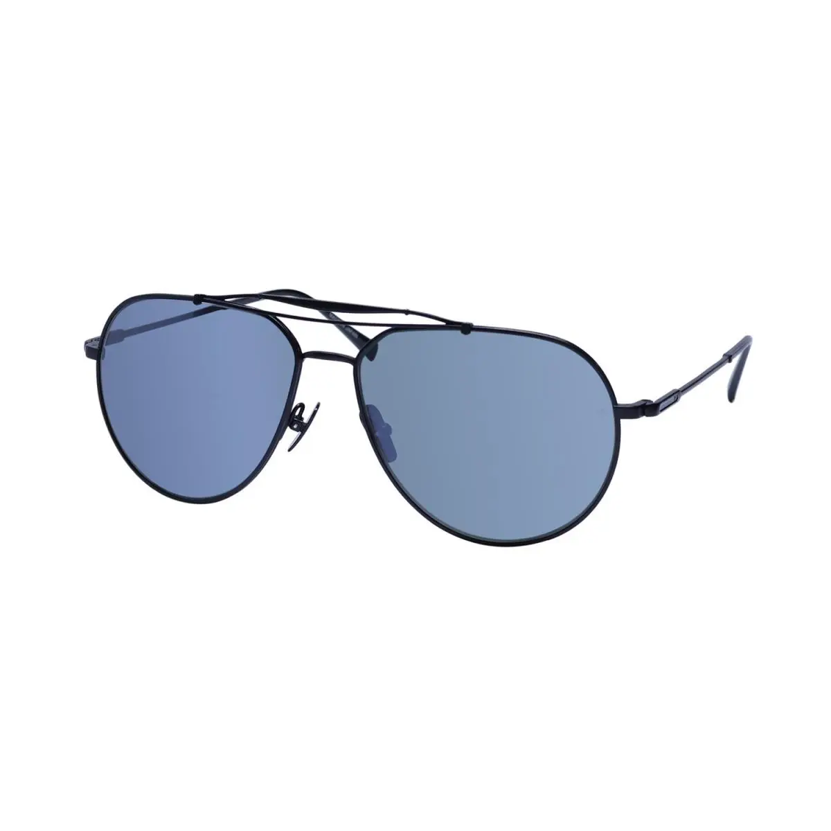 John Varvatos V549 Sunglasses 58-14-145 Full-rim Mens Black Black Pilot