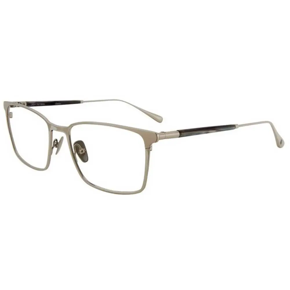 John Varvatos Eyeglasses V179 56mm Silver Titanium - Made in Japan