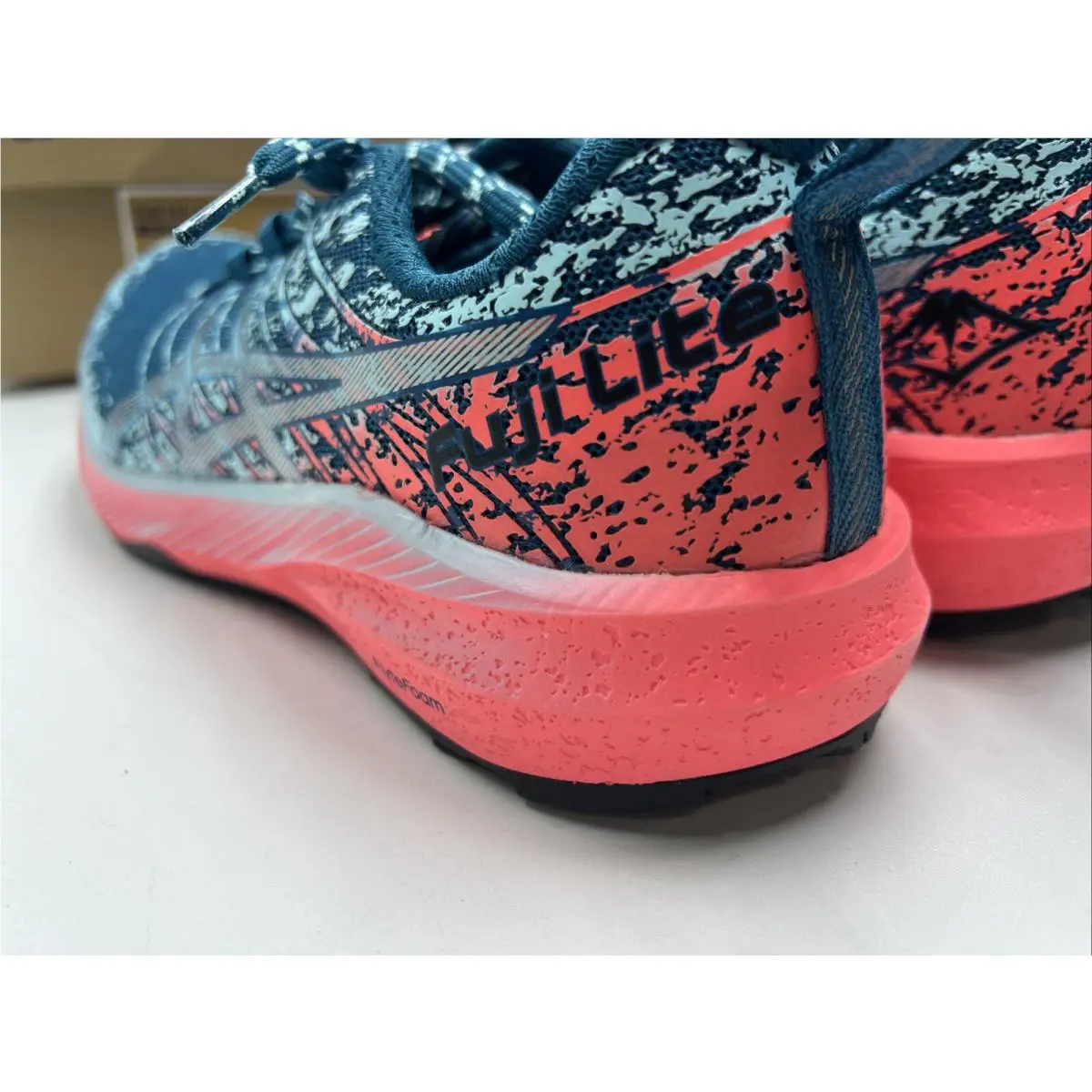 Asics shoes - ASICS Fuji Lite - Fuji Lite - ANA 1012B066400 - Blue/Pink (UPC: 0194851804884) 3