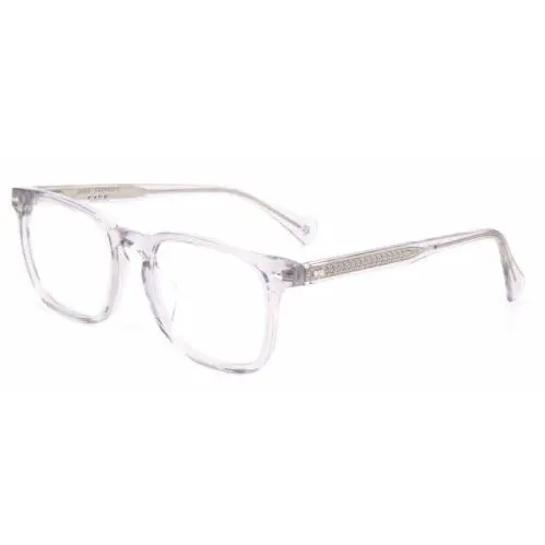 John Varvatos Eyeglasses VJV437 51mm Crystal Smoke - Made in Japan - Frame: Crystal Smoke, Lens: Demo (Clear)