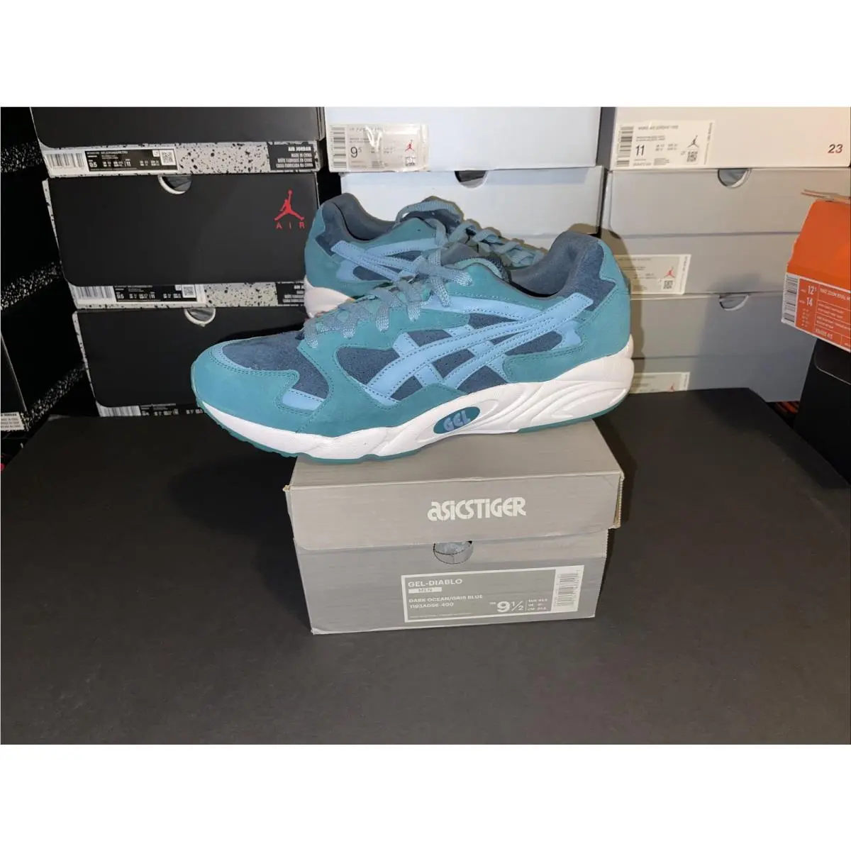 Asics shoes - Diablo - Diablo - 1193A096-400 - Green, Manufacturer: Dark Ocean Gris Blue (UPC: 191497488027) 3