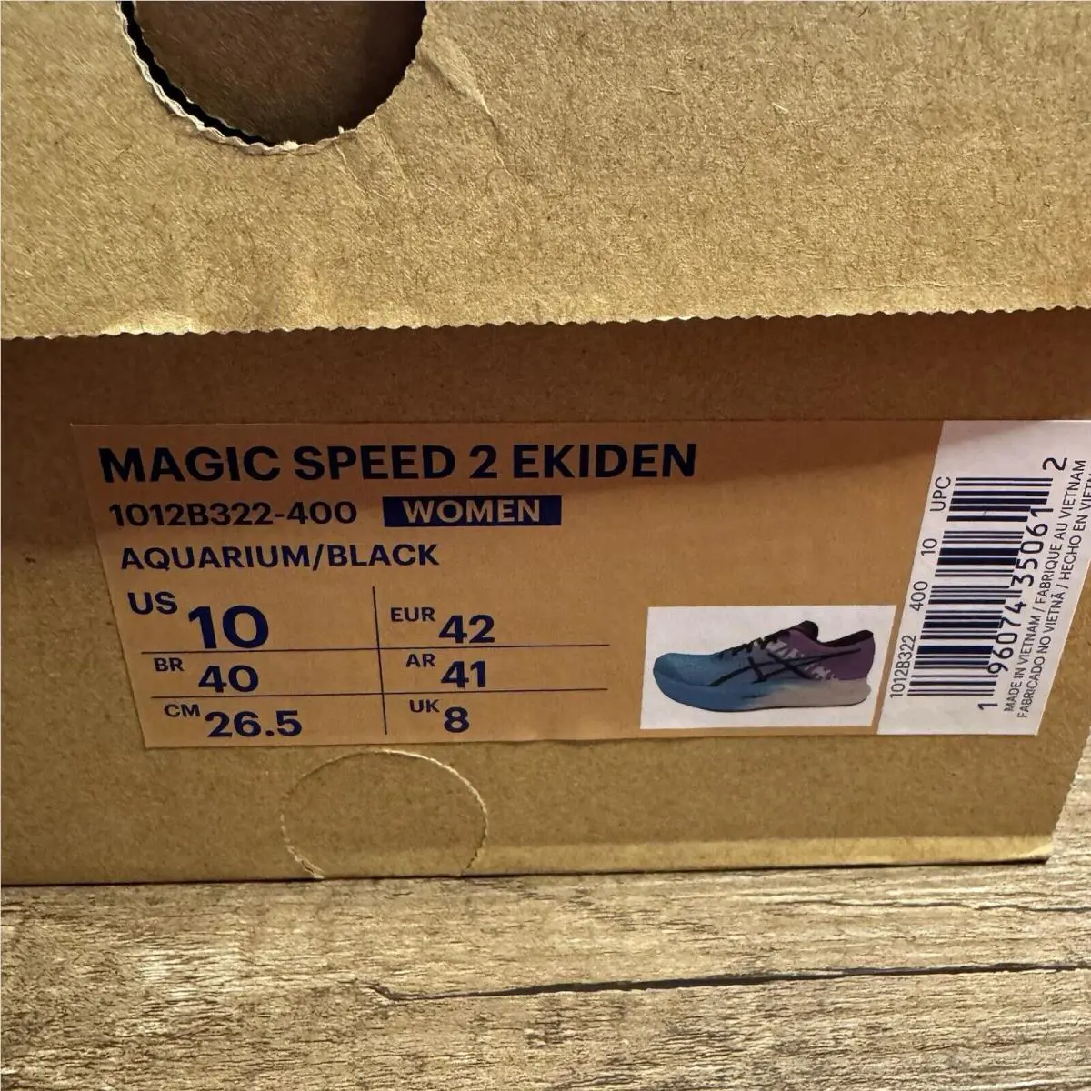 Asics shoes - ASICS Wmns Magic Speed 2 - 1012B322-400 - Lilac/Blue/Black 0