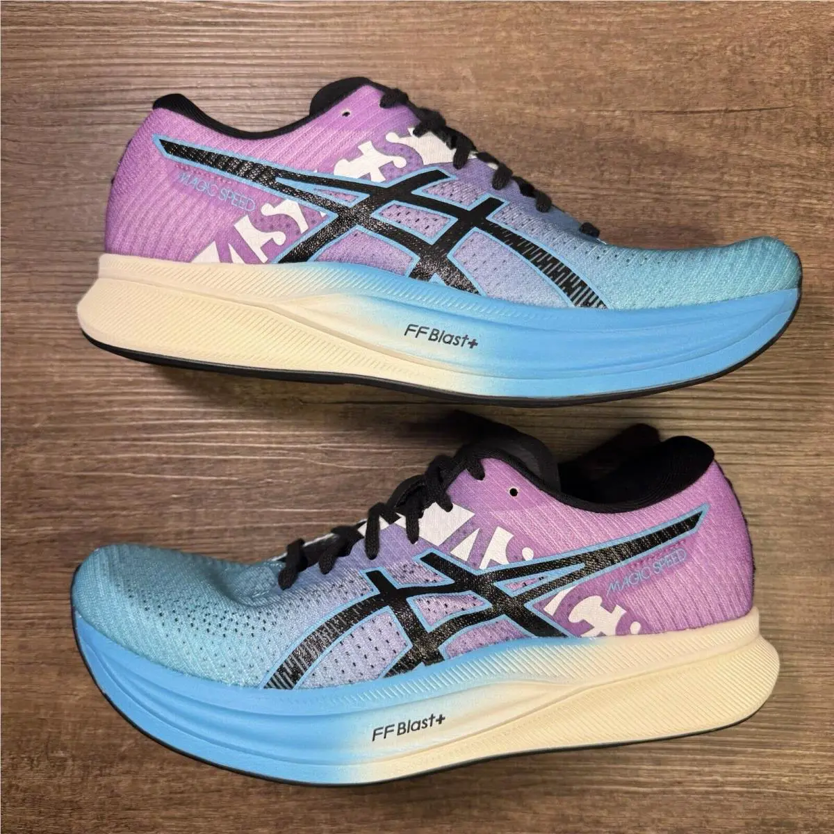 Asics shoes - ASICS Wmns Magic Speed 2 - 1012B322-400 - Lilac/Blue/Black 3