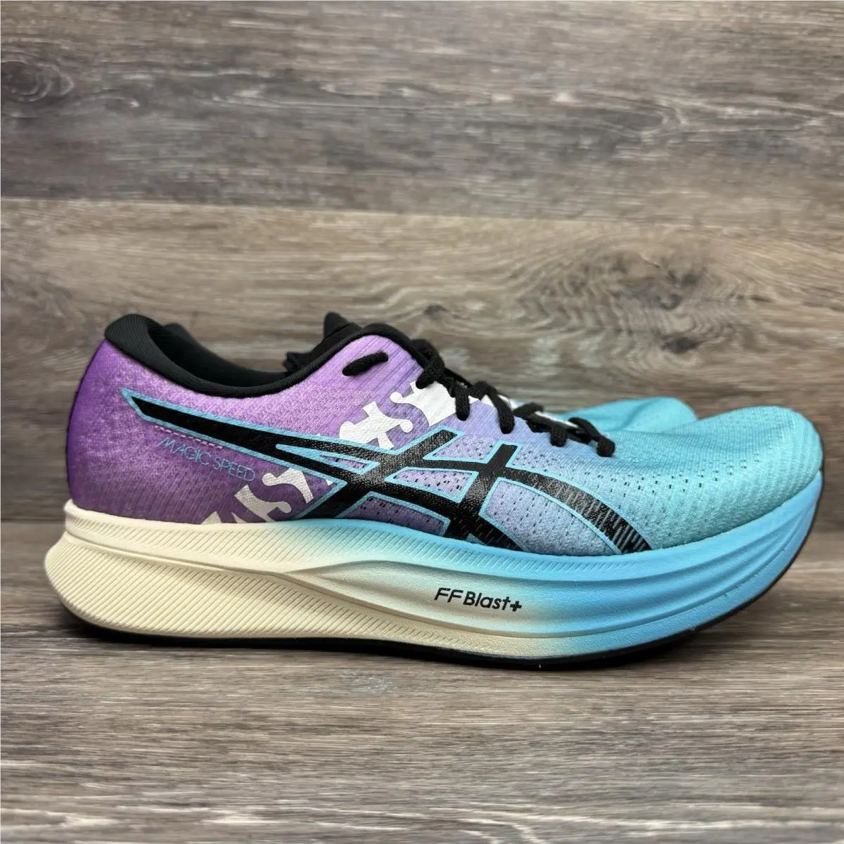 Asics Magic Speed 2 Lilac Blue Women`s Athletic Running Sneaker Shoes Size 11