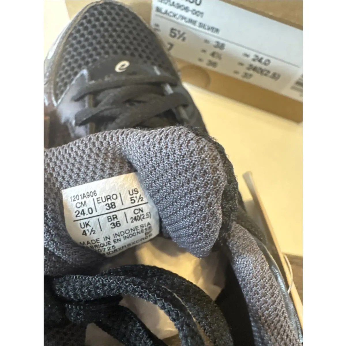 Asics shoes - ASICS Gel 1130 - Gel - 1201A906-001 - Black/Pure Silver (UPC: 0197298307482) 8