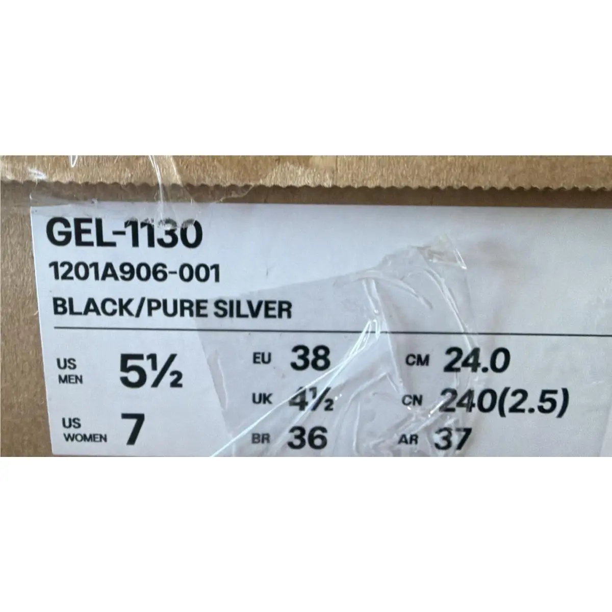 Asics shoes - ASICS Gel 1130 - Gel - 1201A906-001 - Black (UPC: 0197298307482) 4
