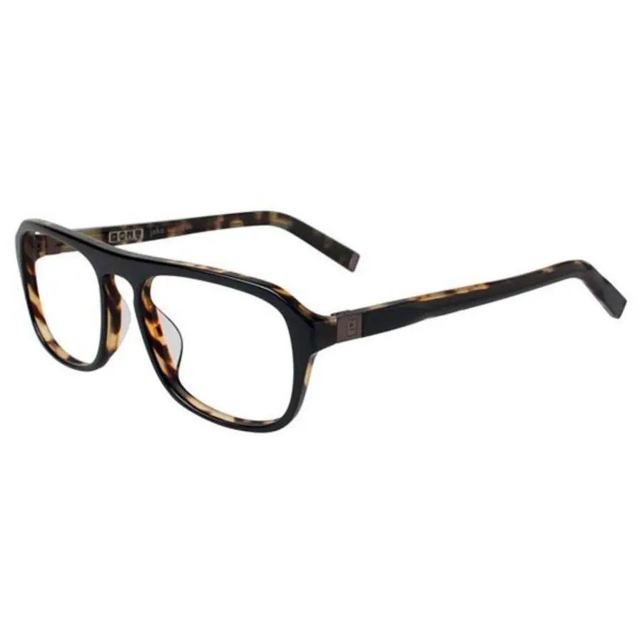 John Varvatos Eyeglasses JV V362 UF 55mm Black Tortoise - Frame: Black