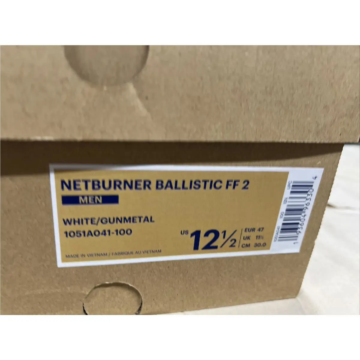 Asics shoes - NETBURNER BALLISTIC FF 2 - NETBURNER BALLISTIC - 1051A041-100 - White (UPC: 193604963304) 0