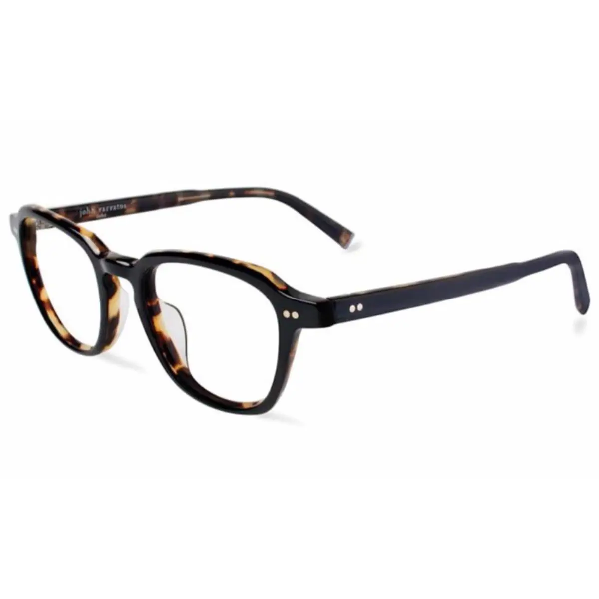 Rx-able Classic  Eyeglasses V204 50-21 Black Tortoise Frames by John Varvatos