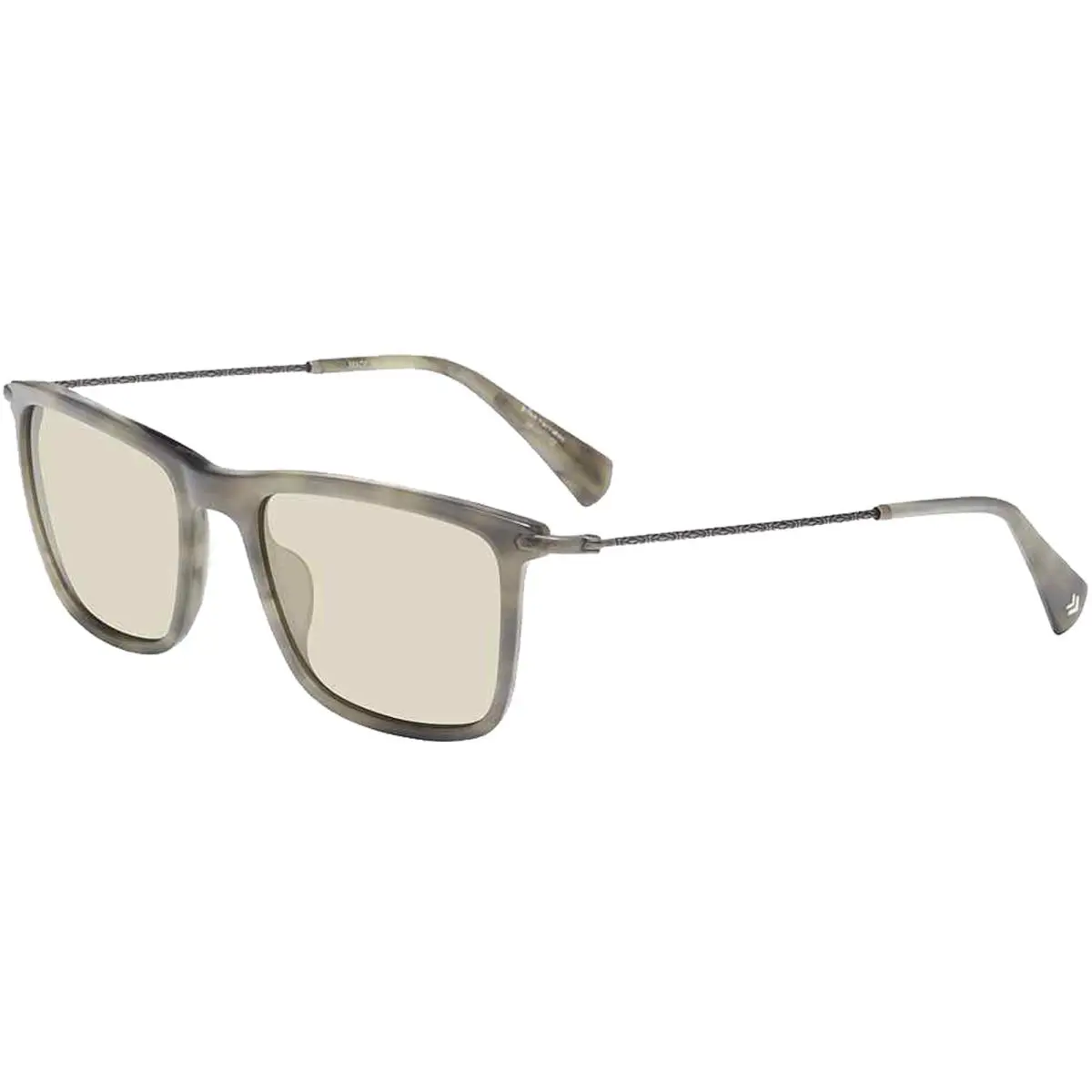 Men`s Grey Slim Square Sunglasses w/ Titanium Temples SJV551530GRE by John Varvatos