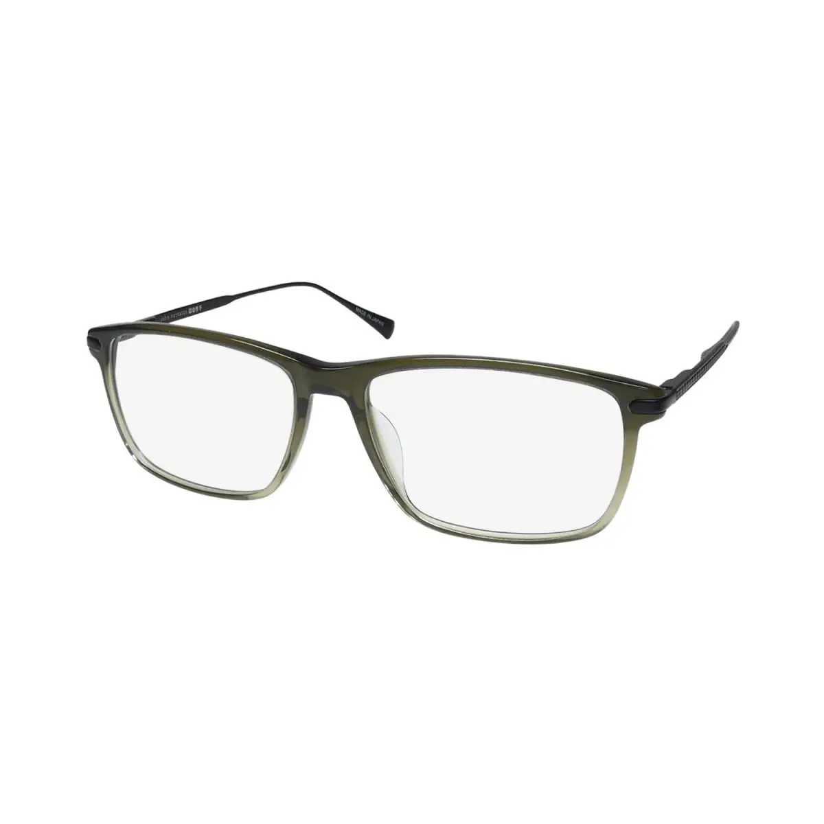 John Varvatos VJV425 Glasses 55-16-145 Green Plastic Olive Gradient Japan - Frame: Green