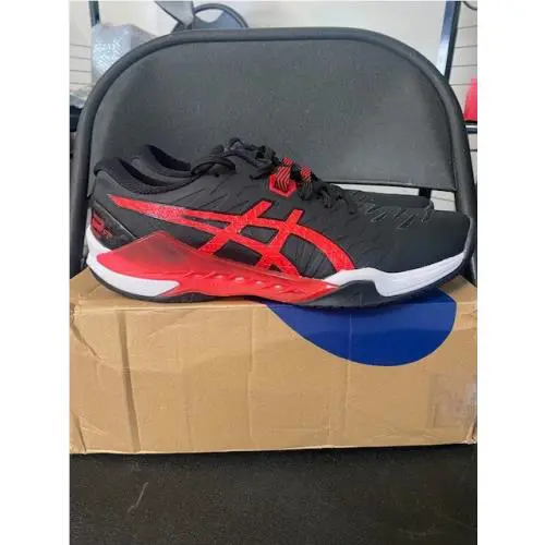 Asics shoes - Black/Electric Red 2