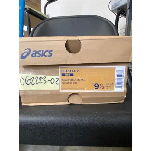 Asics shoes - Black/Electric Red 6