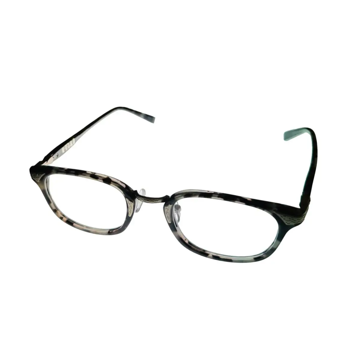 John Varvatos Rectangle Men Smoke Tortoise Eyewear Frame V351 48mm
