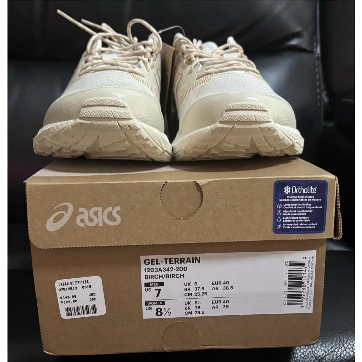 Asics shoes - GEL-TERRAIN - 1203A342200 - Birch (UPC: 0197298101479) 0