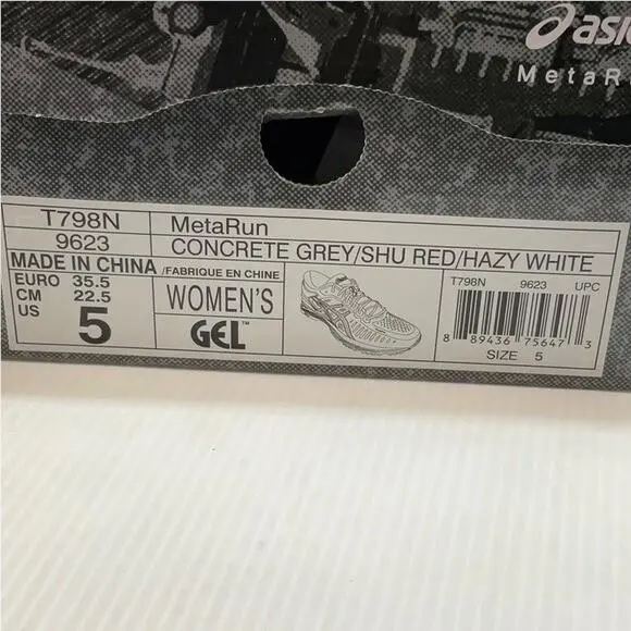 Asics shoes - ASICS Metarun - Metarun - T798N-9623 - Gray (UPC: 889436756473) 3