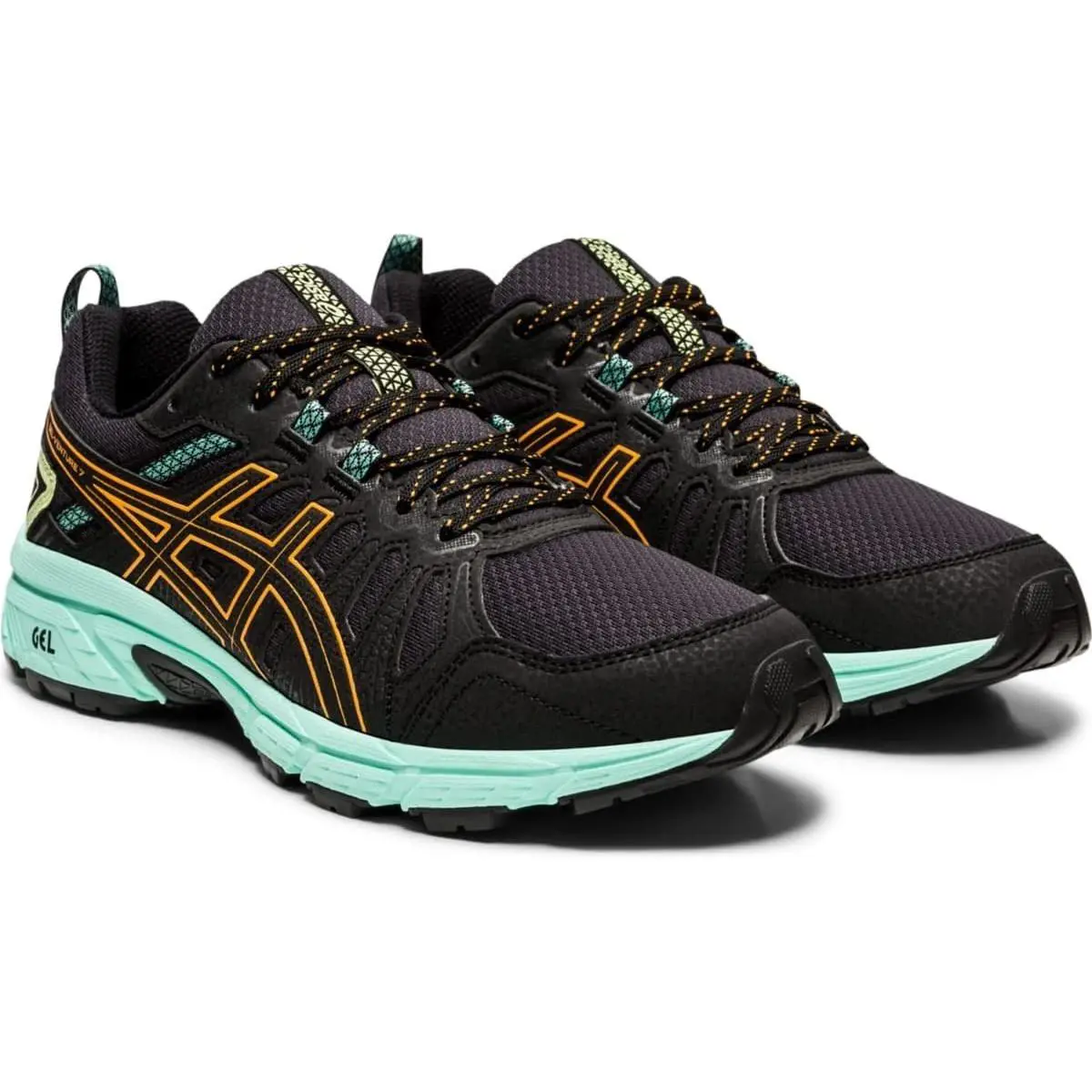 Asics shoes - ASICS GEL-Venture - Black/Orange 2