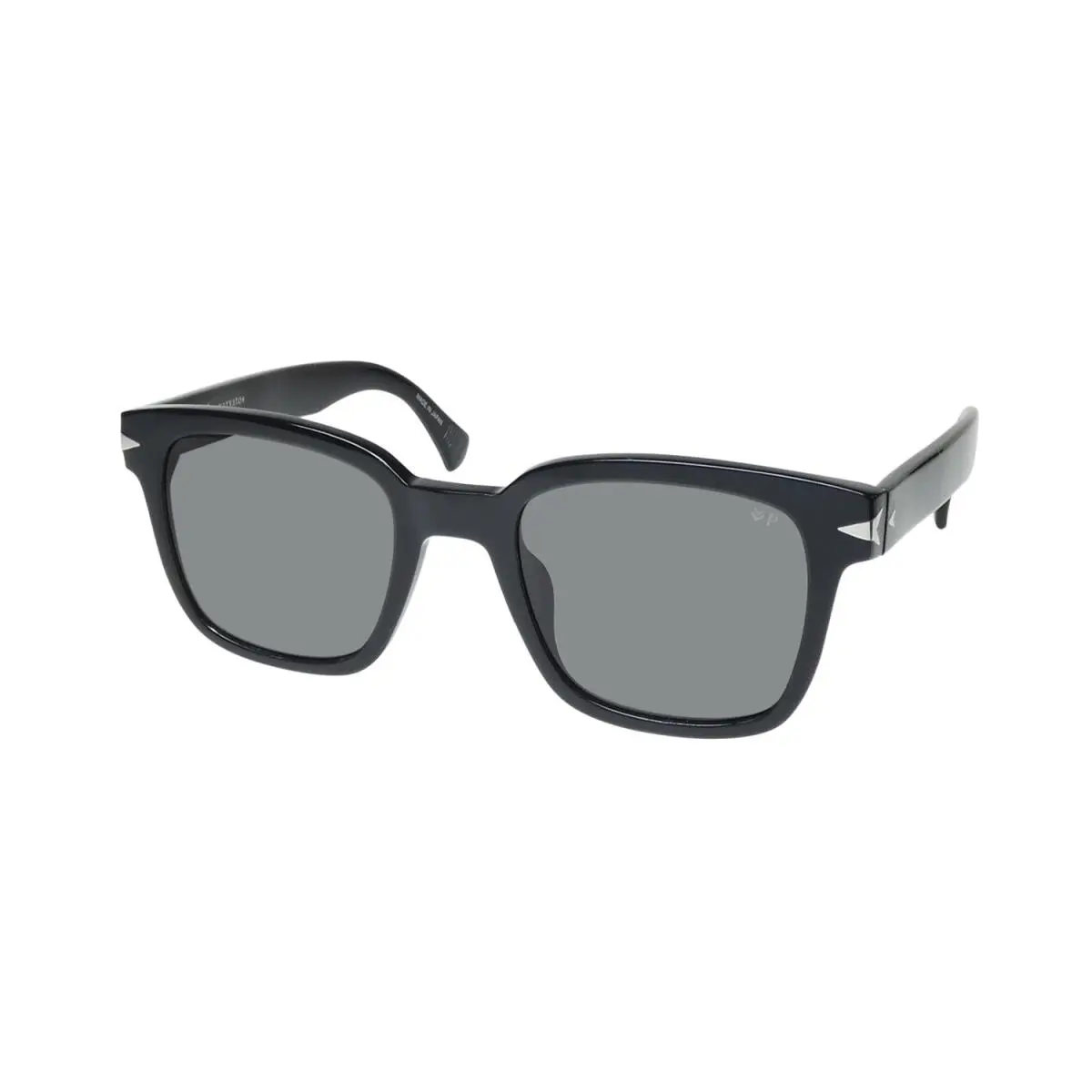 John Varvatos SJV564 Sunglasses Black Square Plastic Japan Full-rim Mens