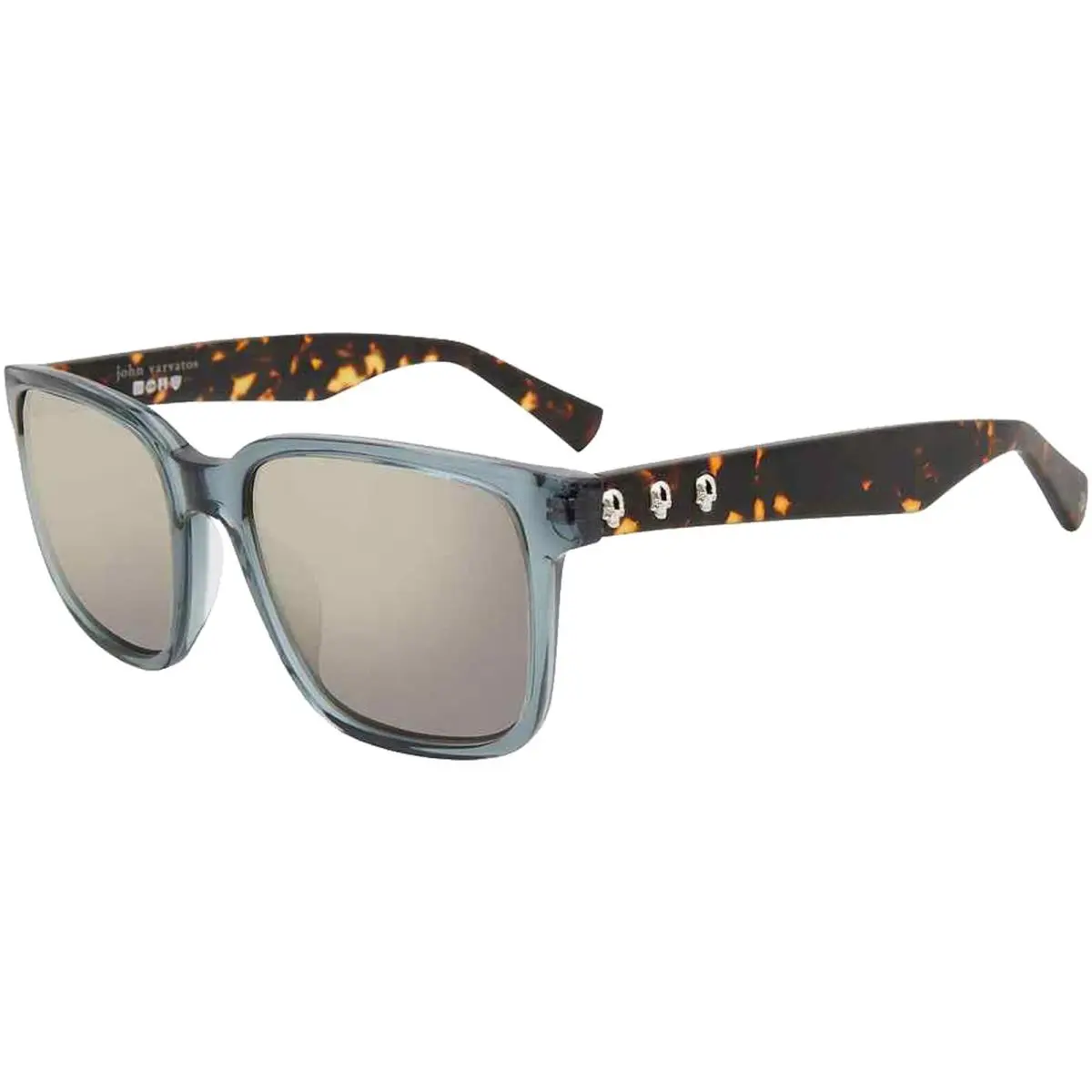 John Varvatos Women`s Blue Crystal Square Sport Sunglasses - SJV554560BLE Japan