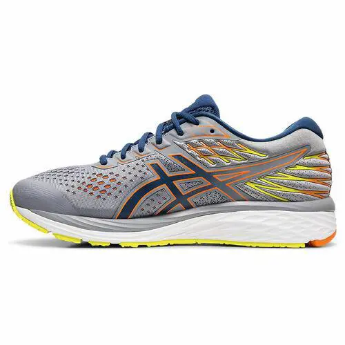 Asics shoes - GEL-Cumulus 21 - Gray, Blue, Yellow & White (UPC: 193604016659) 0