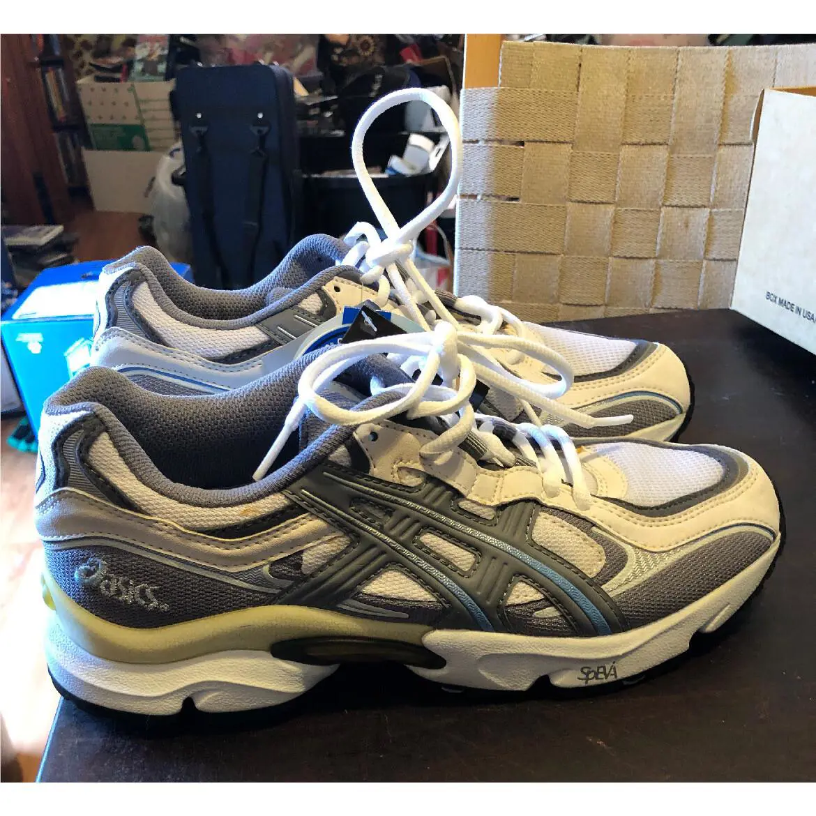 Asics shoes - Grey & Blue 1